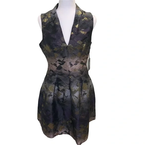 Vince Camuto | Dresses | Vince Camuto Jacquard Fit And Flare Dress |  Poshmark